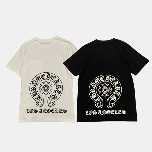 크롬하츠 홀스슈 로고 티셔츠