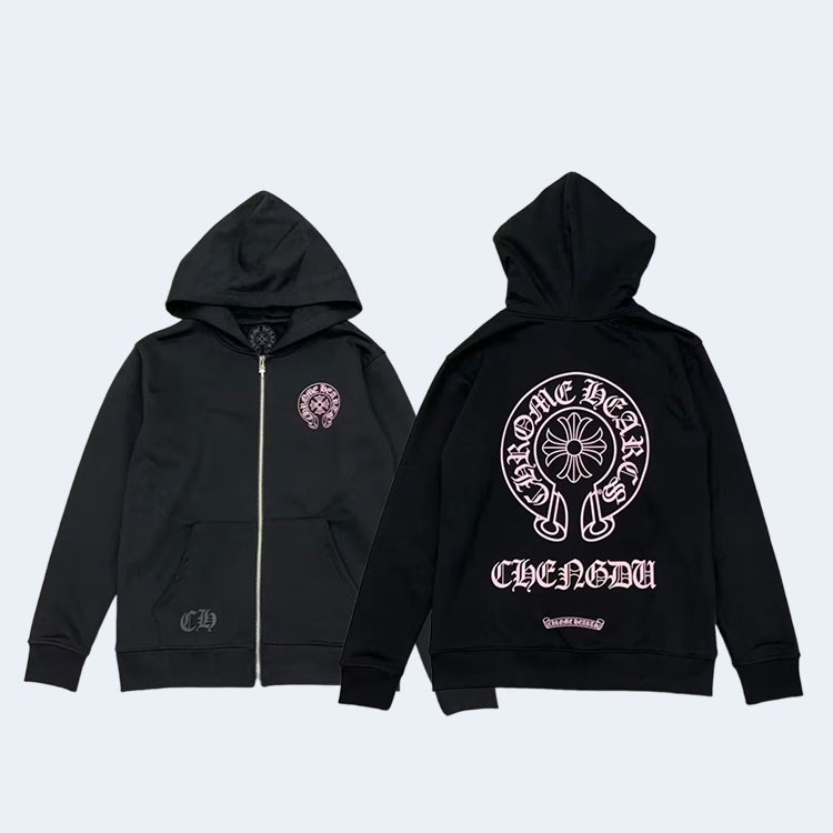 크롬하츠 홀스슈 후드집업