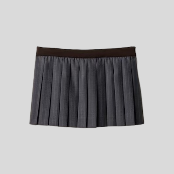 미우미우 핀스트라이프  미니 스커트