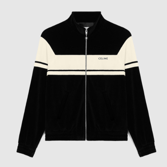 셀린느 트랙수트 재킷 벨벳 저지