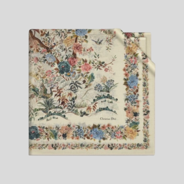 디올 벨벳 숄 윈터 가든