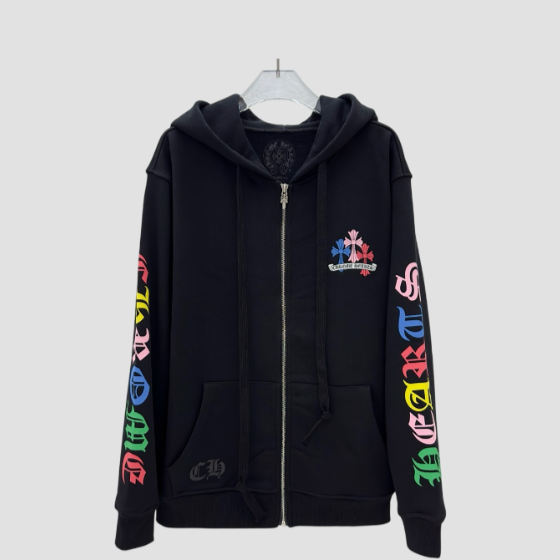 크롬하츠 멀티컬러 후드집업