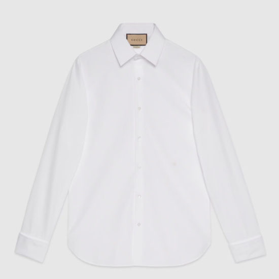 [실사첨부] 구찌 더블 G 코튼 포플린 셔츠