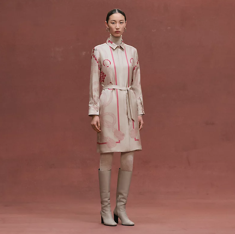 에르메스 셔츠 드레스