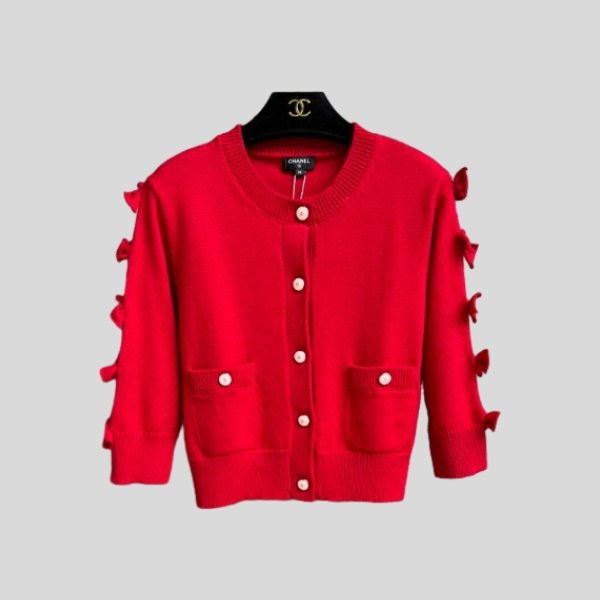 샤넬 보우 가디건