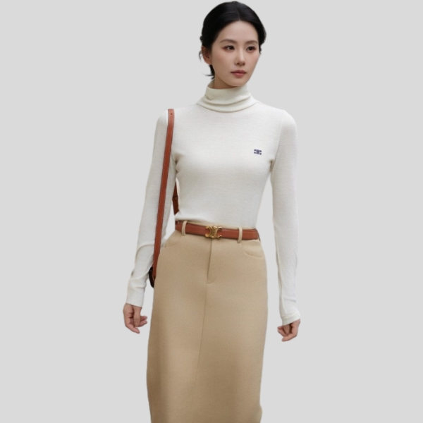 셀린느 터틀넥 긴팔 티셔츠