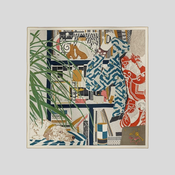 에르메스 Rendez-Vous Chez Hermès 숄 140