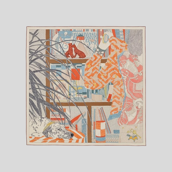 에르메스 Rendez-Vous Chez Hermès 숄 140