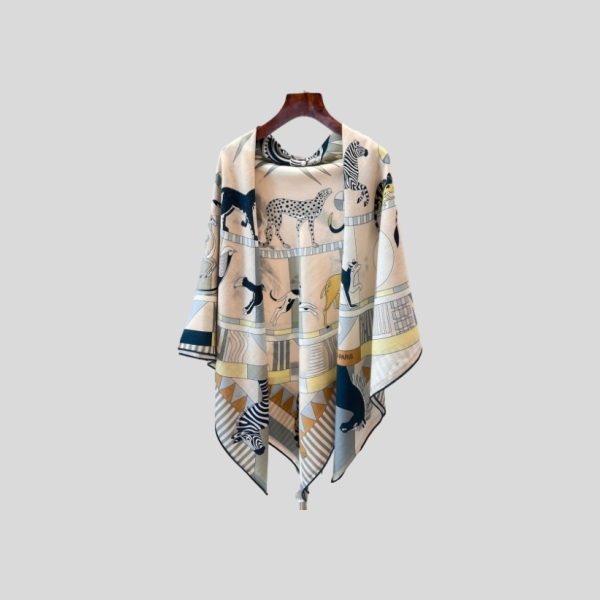 에르메스 Le Carrousel du Tigre Royal 스카프 90