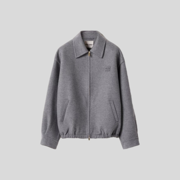 미우미우 더블 캐시미어 블루종 세트