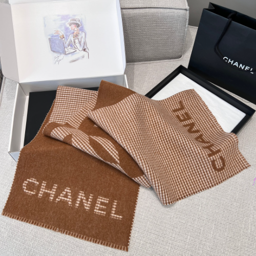 샤넬 하운드투스 더블 패치 라지 숄