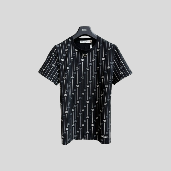 디올 CD 프린트 티셔츠