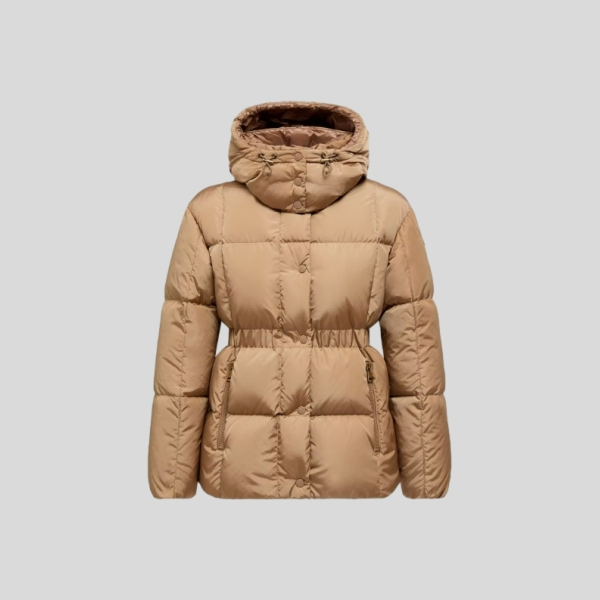 몽클레르 Agneux 스퀘어 퀼팅 후드 쇼트 다운 자켓