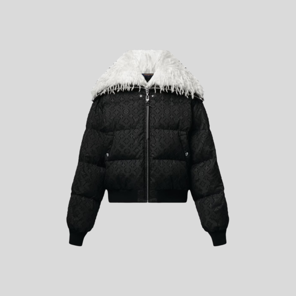 루이비통 페더 칼라 푸퍼 자켓