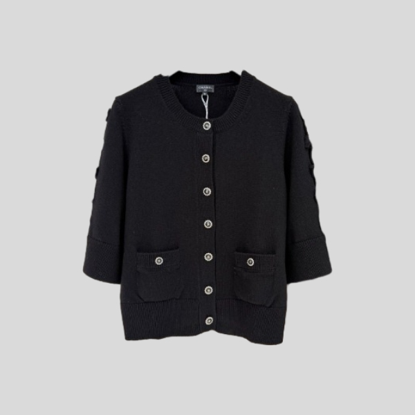 샤넬 보우 니트 가디건