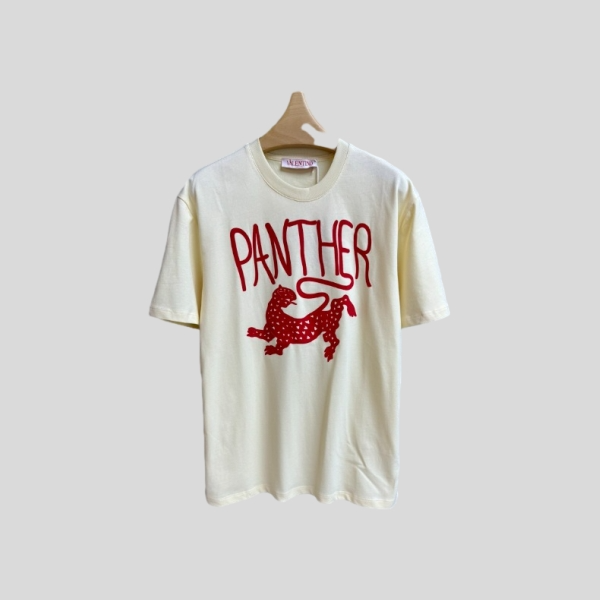 발렌티노 프린트 코튼 티셔츠