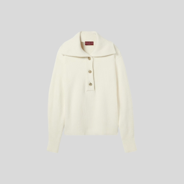 구찌 립 울 캐시미어 점퍼