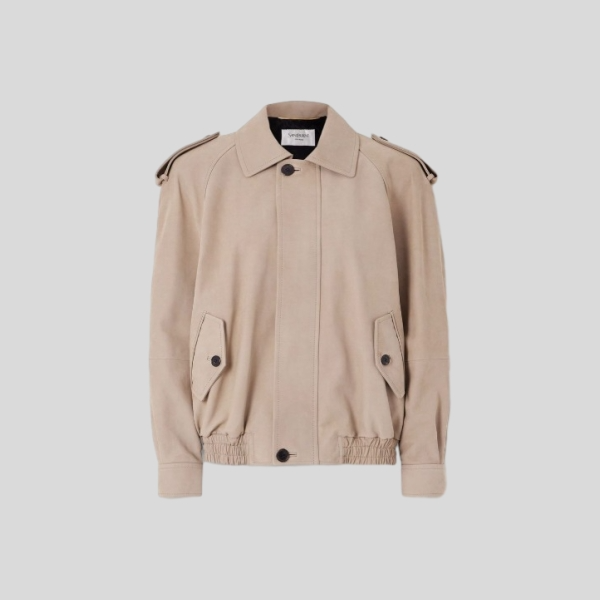 생로랑 스웨이드 램스킨 자켓