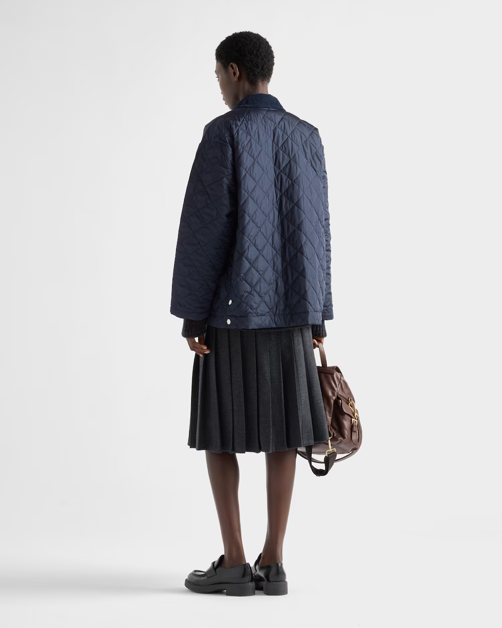 프라다 리나일론 블라우스 자켓