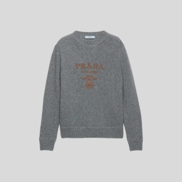 프라다 캐시미어 울 크투넥 스웨터