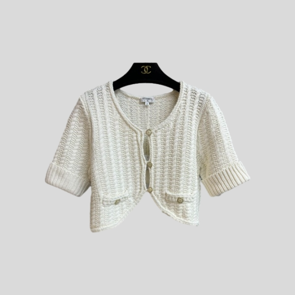 샤넬 크로셰 패턴 가디건