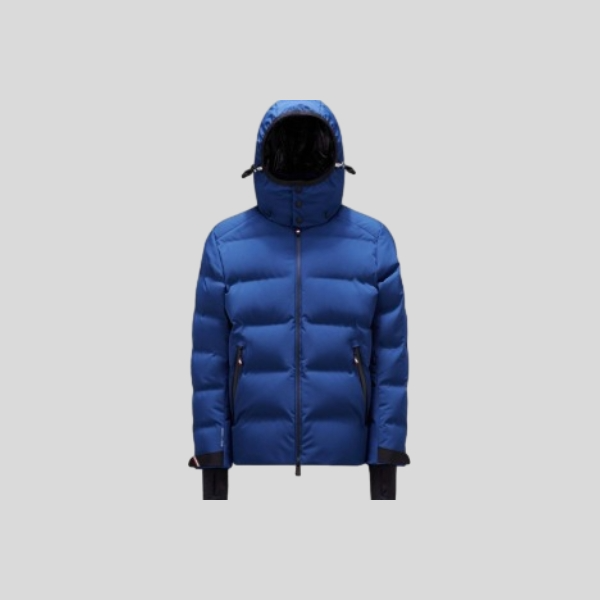 몽클레어 몽제테크 쇼트 다운 자켓 블루