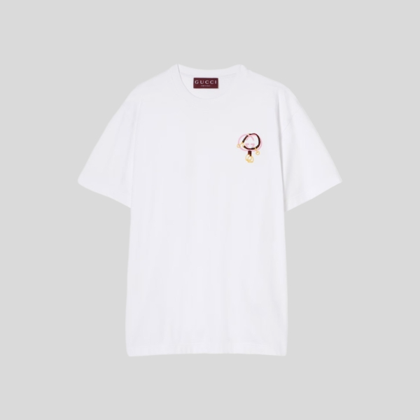 구찌 코튼 저지 티셔츠