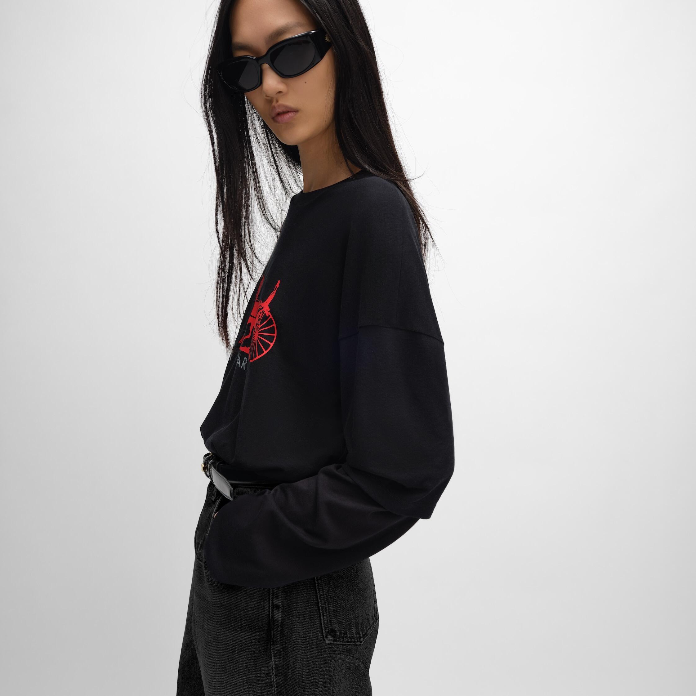 셀린느 프린트 레이어드 티셔츠