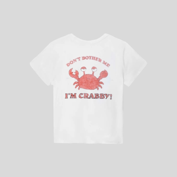 리던 크랩 그래픽 티셔츠