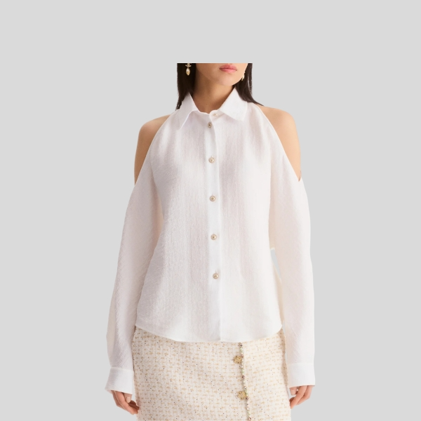 샤넬 롱 슬리브 셔츠