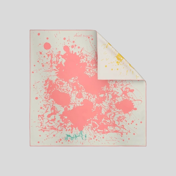 에르메스 Cheval Surprise 더블 페이스 스카프 90